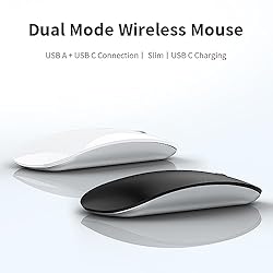Uiosmuph G11 Wireless Mouse, USB C Rechargeable