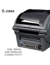 Zebra Gk420 203. DPI Transferencia térmica Epl y Zpl Usb Serial 6 pies. Paralelo Centronics. Con cable USB incluido