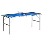 Harvil 60 Inch Folding Portable Table Tennis Table with FREE Accessories