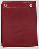 Venice's Heavy Duty 100% Vinyl Shower Curtain Liner with 12 Metal Grommets Color Burgundy