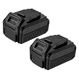 6.0Ah for Dewalt 20v Battery Replacement DCB207 DCB203 MAX Lithium ion XR DCB205 DCB201 DCB200 DCB1720 DCB204 DCB203 DCD985B Cordless Power Tools for Dewalt Batteries 20 Volt 6ah -2Packs