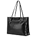 S-ZONE Women Vintage Genuine Leather Tote Shoulder Bag Handbag Upgraded Version Medium