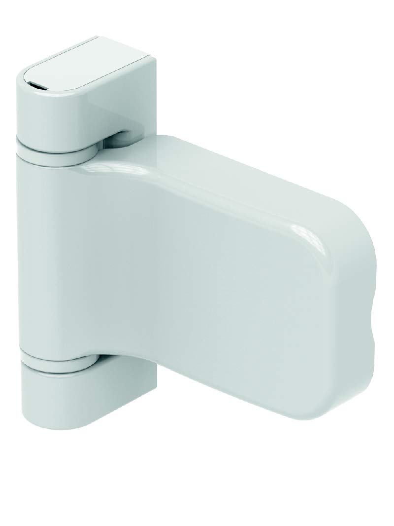 Mila Prosecure Composite Door Hinge Flush Face Fitting Timber White