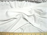 Discount Fabric Lycra /Spandex 4 way stretch White Matt Finish LY710
