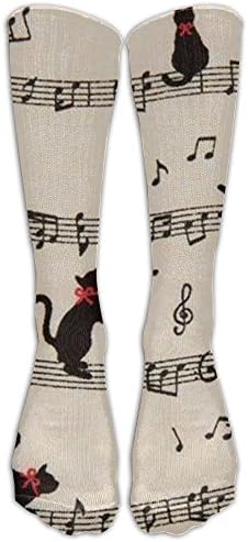 XaiaiBeating Music Note Casual Sports Socks Stockings Socks Hose Comfort Comfortable Cosy Snug Not Easy To Fall Off Conducive To Running Stockings Socks Spring And Summer Breathable