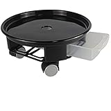 Truedays 16" Plant Saucer Caddy, Plant Dolly With Wheel Roller Moving Tray Pallet