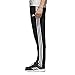 adidas Men's Athletics Essential Cotton 3 Stripe Tapered Pants, Black/White, X-Large