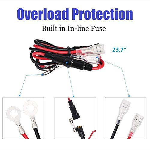 YONHAN Cigarette Lighter Socket 12V Power Outlet Receptacle with Green LED for Car Marine Motorcycle Scooter RV and More, 2-Pack