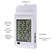 Brannan Digital Max Min Greenhouse Thermometer - Greenhouse Temperature Monitor to Measure Hi and Lo Temperatures in Greenhouse Garden or Home - Easily Wall Mounted Greenhouse Accessories