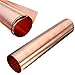 Ologymart 1pc 99.99% Pure Copper Metal Safe Sheet Foil for Handicraft Aerospace 0.1x200x500mm