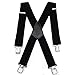 Mens 50mm Wide Heavy Duty Trouser X Shape Trouser Suspenders