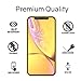 iPhone 11 Screen Protector, Full Cover iPhone XR/iPhone 11 Tempered Glass Shield [Dome Glass] New Slide Easy Repair Kit by Whitestone for Apple iPhone XR and 11 Models - Replacement Kit