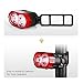 INTEY Tail Light USB Rechargeable, Red Bike Lights, Light Sensor & Intelligent Detection, 6 Modes