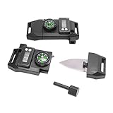 5 pcs Pack Time Display Compass Whistle 5/8