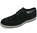 Alpine Swiss Beau Mens Dress Shoes Genuine Suede Wing Tip Oxfords Black 12 M US