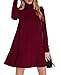 SexyTown Women's Long Sleeve Tunic Shirt Dress Loose Casual Dress