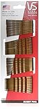 Vidal Sassoon Bobby Pins, Brown, 60 Count