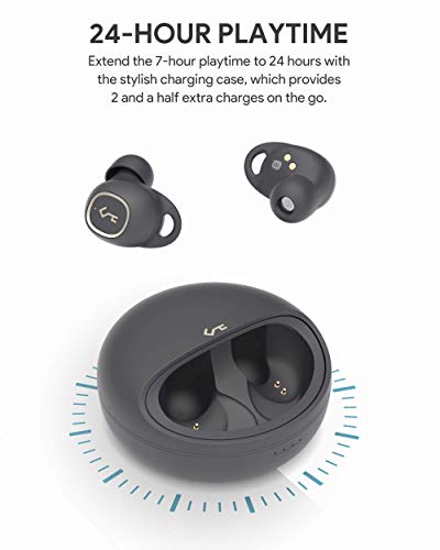 image for AUKEY True Wireless Earbuds, Bluetooth 5 with Charging Case, 24h Playt