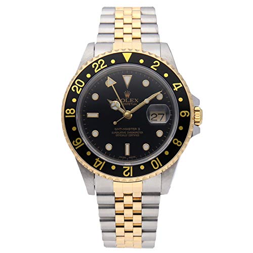 Rolex GMT Master II Mechanical (Automatic) Black Dial Mens Watch 16713 (Certified Pre-Owned)