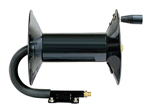 REELWORKS Air-Hose-Reel Retractable Hand Crank Reel 3/8" Inch x 50' Feet 300 PSI / 20 BAR Heavy Duty Steel Construction Locking Spring Max Working Pressure (Hose Not Included) - Thumbnail 3