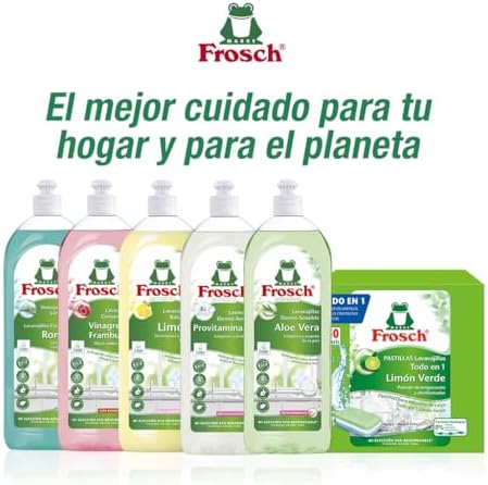 Tablets de Máquina de Lavar Loiça Tudo-em-1 de Limão | Detergente + Ajudante de Enxaguamento + Sal | Livre de Fosfato | Efetivo 45°C | Brilho Extra | Proteção contra Cristais - 50 Doses