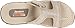 Skechers Women's Reggae Rockfest T Strap Sandal,Taupe,5 M US