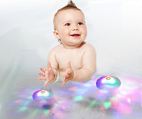 Underwater Light Show Bathtub Floating Lamp Swimming Pool Lights Pond Pool Spa Bath LED Lamp for Baby's Pool Toy(Pack of 1) - Thumbnail 7