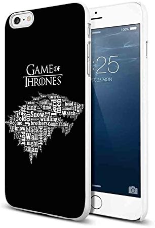 House Stark Logo Quote for Iphone and Samsung Galaxy Case (iPhone 6/6s white)