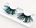 Easybuystore ®Real Feather Eyelashes 1 Pair Green