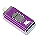 iOS Flash Drive for iPhone Photo Stick 256GB KEAINIKJ Memory Stick USB 3.0 Flash Drive Thumb Drive for iPhone iPad Android and Computers (purple-256gb)