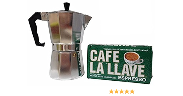 Cafe La Llave 10oz and Coffee Maker 3 