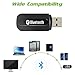 Bluetooth Audio Music Receiver,3.5mm Stereo Music Adapter Car Handsfree Protable Speaker USB Wireless AUX Dongle 15M Transmition Distance Bluetooth Car Kit(Updated Version)thumb 3
