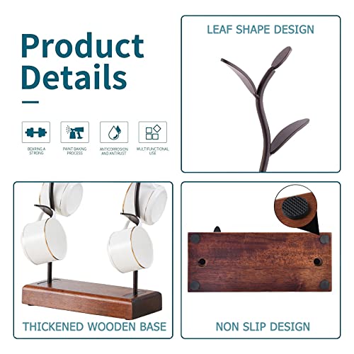 Livememory Coffee Mug Tree , Mug Tree Holder for Counter Coffee Mug