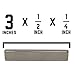 Neodymium Bar Magnets (INDUSTRIAL STRENGTH - 2 PACK) Incredibly Strong 33+ LB Strength - N45 Grade Heavy Duty - Powerful Rare-Earth Metal Neodymium Magnet - 3