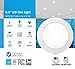 PARMIDA (4 Pack) 5/6 Inch Dimmable LED Disk Light Surface Flush Mount 15W, UL Listed, Recessed Retrofit Ceiling Lights, Energy Star, Installs into Junction Box Or Recessed Can, 1050lm - 4000K
