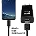 Adaptive Fast Charger Kit,TKKOK UL Certified USB Wall Charger Adapter + Type C Cable, Compatible With Samsung Galaxy S10 S9 S8 Plus Note 9 8 7