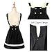 Nuotuo Womens Japanese High School Uniform Sailor Pleated Skirt Outfit (XL,Black) CC567A-XL