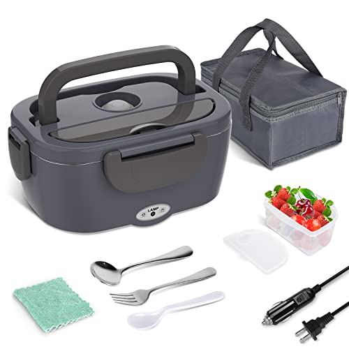 Carsolt Electric Lunch Box Food Heater, 80W Portable Food Warmer ...