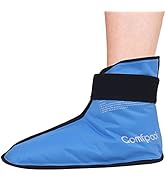 Comfpack Ice Pack for Foot & Ankle Injuries Reusable Hot Cold Therapy Full Coverage Ice Pack for ...