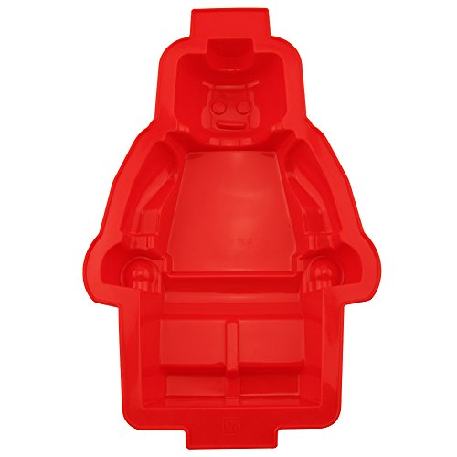 Sago Brothers Large Robot Chocolate Mold, 100% Silicone Mold for Lego Lovers