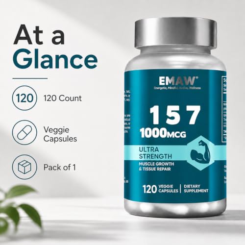157 Complex, Muscle Support for Men & Women, Gym Training & Active Recovery for Men & Women, Non-GMO, Gluten-Free, 120 Capsules