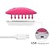 Kingta Silicone Waterproof Makeup Facial Brush,Cleanser and Massager-Dirt, Oil, and Sweat Removal(Pink)