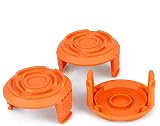 YWTESCH Trimmer Replacement Spool Cap Covers for Worx (3 Pack)
