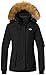 Wantdo Women's Waterproof Ski Jacket Windproof Winter Snow Coat Mountain Snowboarding Jackets Outdoor Fleece Parka