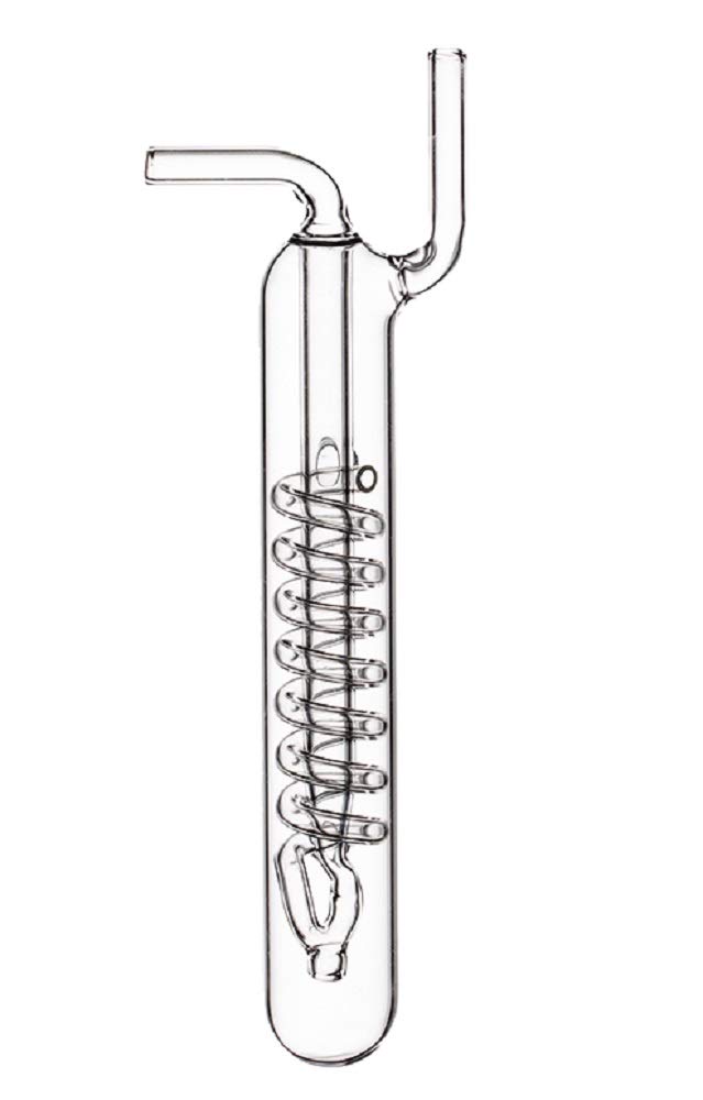 Blue Aquaristic 7780056 Spiral Glass Bubble Counter