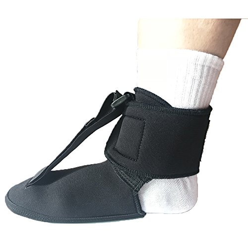 Plantar Fasciitis Soft Night Sock Stretching Splint Boot Ankle Brace (Large)