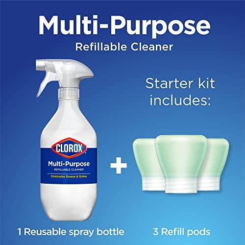 Clorox MultiPurpose Cleaning Spray System Starter Kit, 1 AllPurpose Cleaner, 1 Spray Bottle