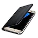 Gotd EXTREME Protection / Rugged but Slim Protective Case for Samsung Galaxy S7 Edge (2016), Luxury Leather Wallet Flip Smart Case Full Cover (Black)