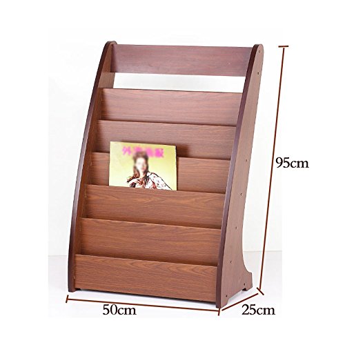 Zeitungsständer mit Rollen Magazinständer AJZXHEKreatives Bücherregal