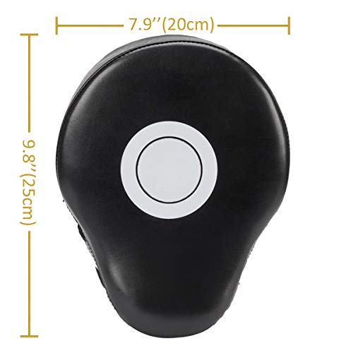 image for Sporting Style Boxing Curved Focus Punching Mitts- Leather Training Ha